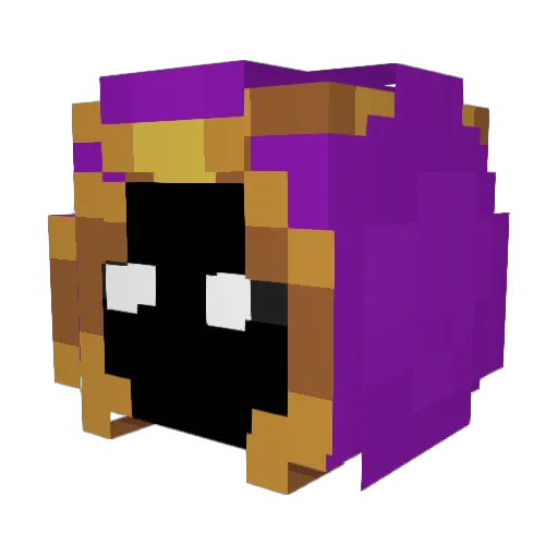 MassConnect Minecraft avatar head, 3D render
