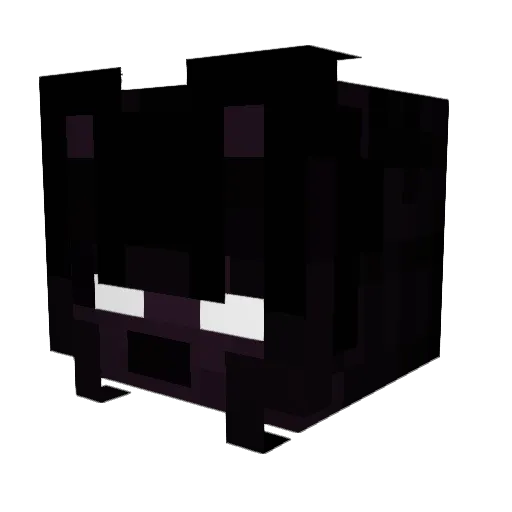 MassCrow Minecraft avatar head, 3D render