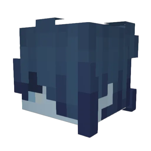 MassDivide Minecraft avatar head, 3D render