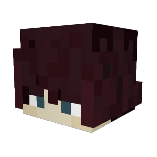 MassTV Minecraft avatar head, 3D render