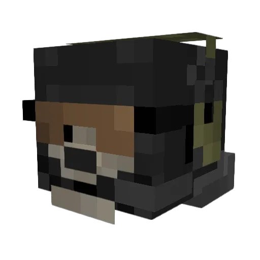 MassaCartman Minecraft avatar head, 3D render