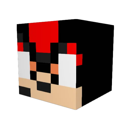 Massad_11 Minecraft avatar head, 3D render