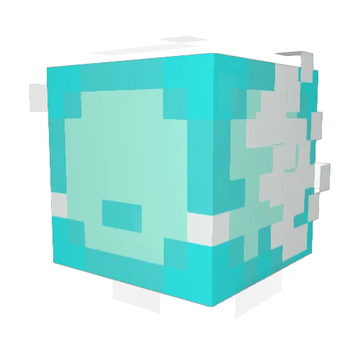 MasserGX Minecraft avatar head, 3D render