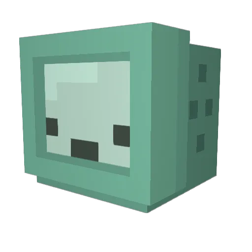 Massi_B Minecraft avatar head, 3D render