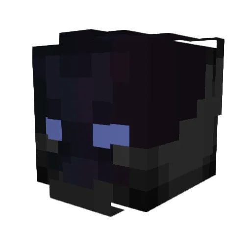MassieGaming Minecraft avatar head, 3D render