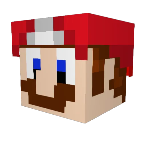 MassiveDonger98 Minecraft avatar head, 3D render