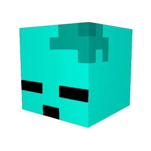 Massu_knight Minecraft avatar head, 3D render