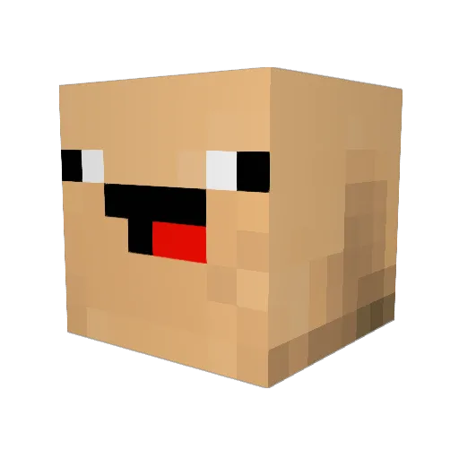 MassyHz Minecraft avatar head, 3D render