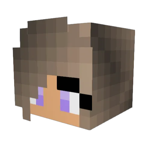 MassyMC Minecraft avatar head, 3D render