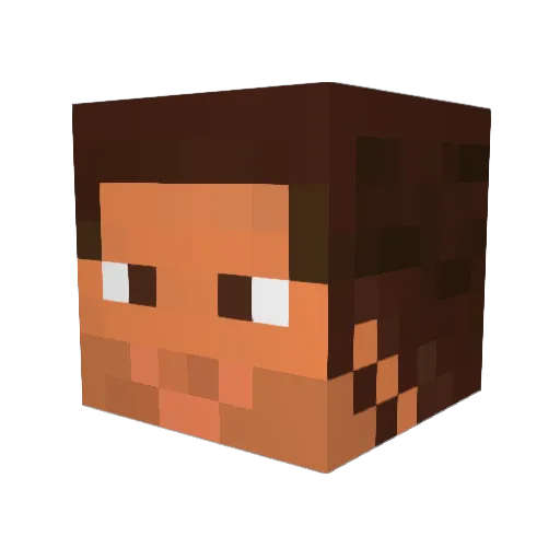 Mast3rMint Minecraft avatar head, 3D render
