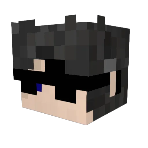 MastGhost Minecraft avatar head, 3D render