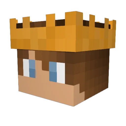 Masta2222 Minecraft avatar head, 3D render
