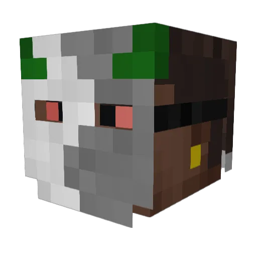 Masta420 Minecraft avatar head, 3D render