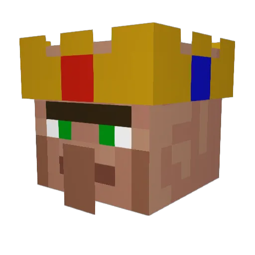 MastaMuffinz Minecraft avatar head, 3D render