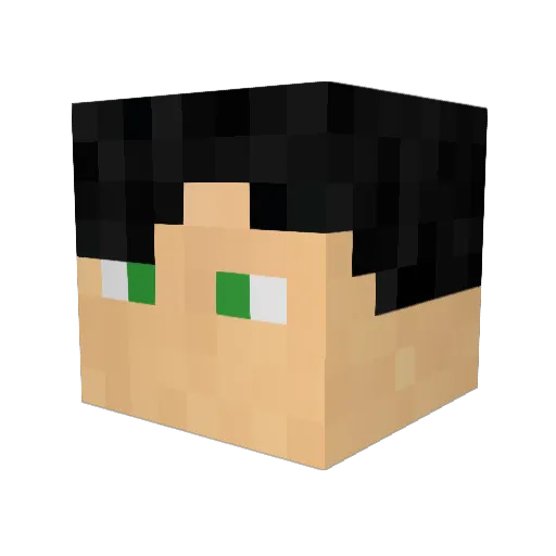 Masta_Bubba Minecraft avatar head, 3D render