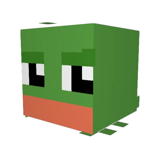 MastahC Minecraft avatar head, 3D render