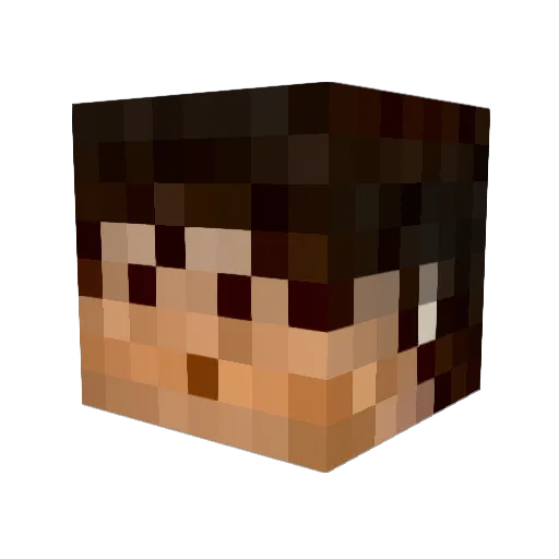 MastarOfDesaster Minecraft avatar head, 3D render