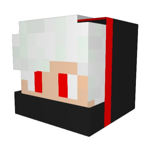 MastarVS Minecraft avatar head, 3D render