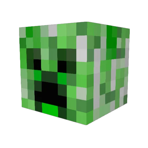 Master265 Minecraft avatar head, 3D render