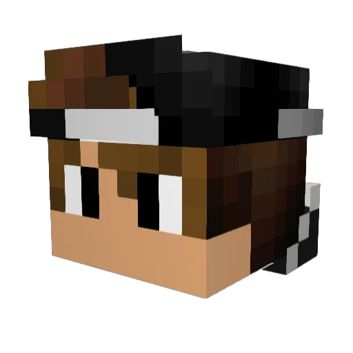Master3001 Minecraft avatar head, 3D render