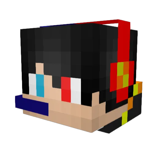 Master8248 Minecraft avatar head, 3D render