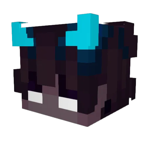 Master9000i Minecraft avatar head, 3D render