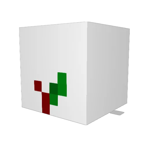 MasterApples Minecraft avatar head, 3D render