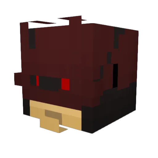 MasterAssassin99 Minecraft avatar head, 3D render