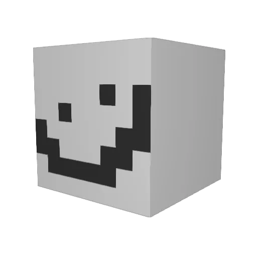 MasterBall00 Minecraft avatar head, 3D render