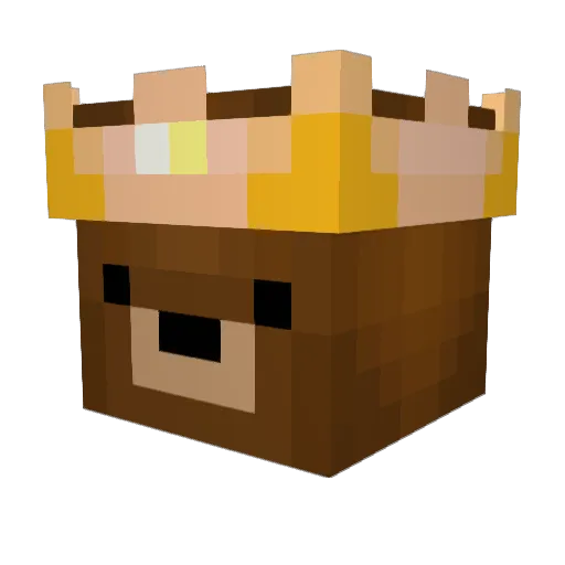 MasterBear2010 Minecraft avatar head, 3D render
