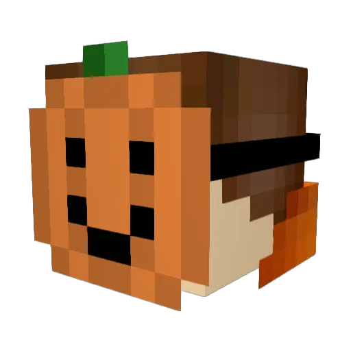 MasterBlakey Minecraft avatar head, 3D render