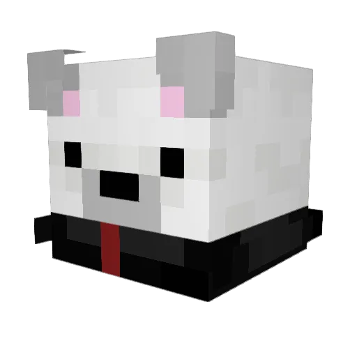 MasterBruce08 Minecraft avatar head, 3D render