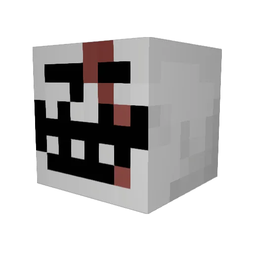 MasterBruh27 Minecraft avatar head, 3D render