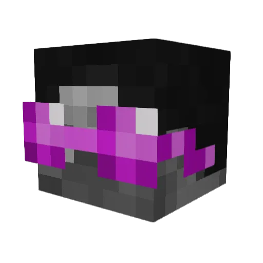 MasterCarddd Minecraft avatar head, 3D render