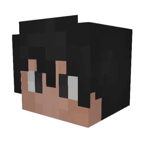 MasterCasul Minecraft avatar head, 3D render