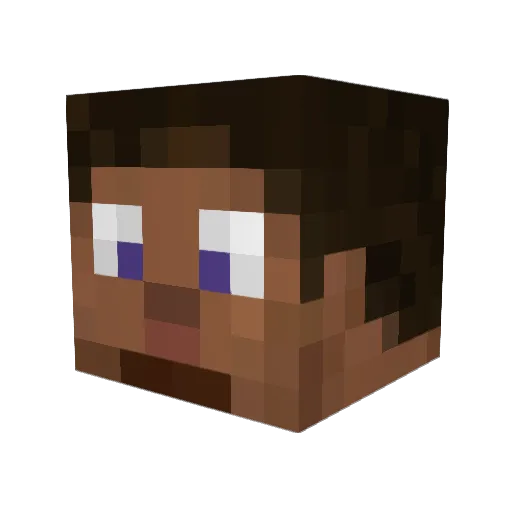 MasterChef811 Minecraft avatar head, 3D render