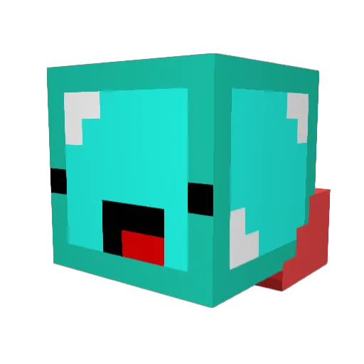MasterChongis Minecraft avatar head, 3D render