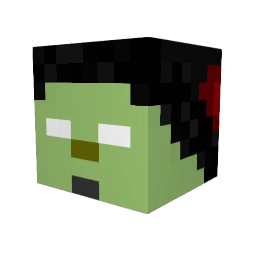 MasterColton2003 Minecraft avatar head, 3D render