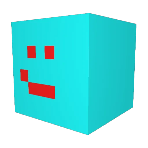 MasterCrafter300 Minecraft avatar head, 3D render