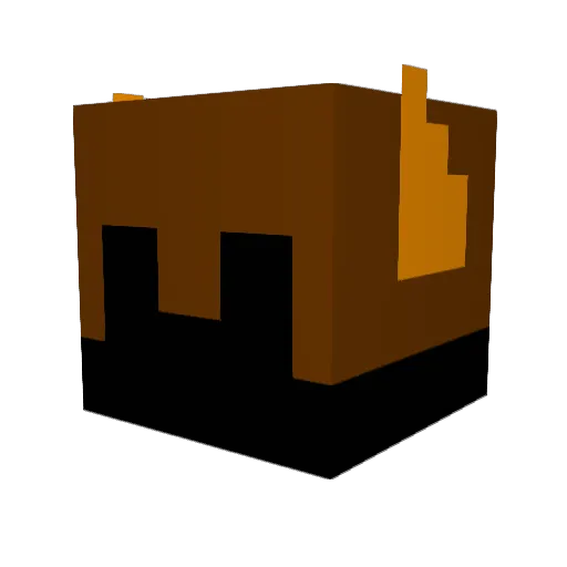 MasterDAL Minecraft avatar head, 3D render