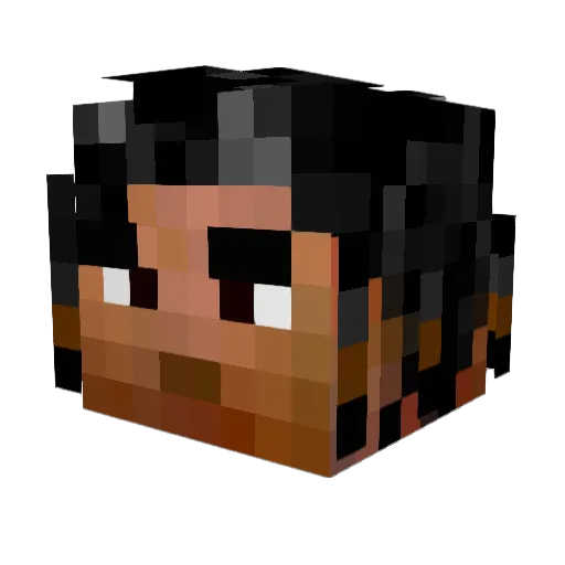 MasterDeicide666 Minecraft avatar head, 3D render