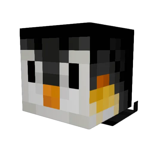 MasterDepressed Minecraft avatar head, 3D render