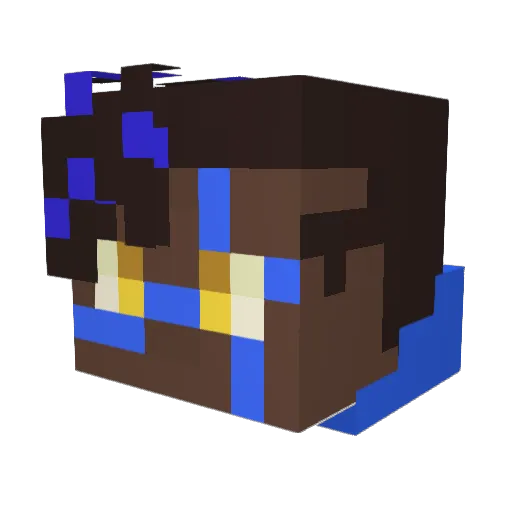 MasterDi99 Minecraft avatar head, 3D render