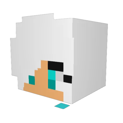 MasterDoesPvP Minecraft avatar head, 3D render