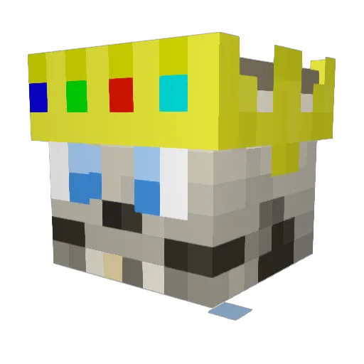 MasterDragonkoko Minecraft avatar head, 3D render