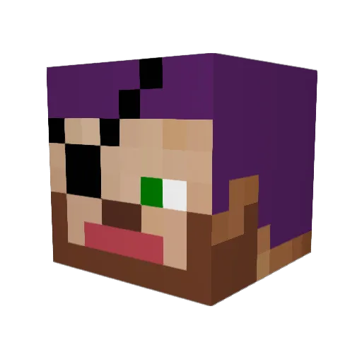Minecraft-Avatar von MasterDrank: Kopf als 3D-Render