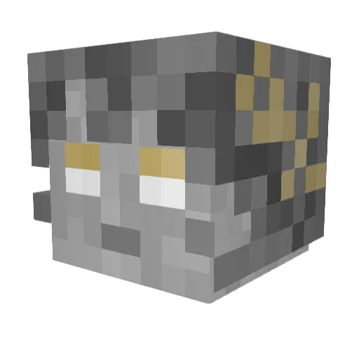 MasterEddy Minecraft avatar head, 3D render