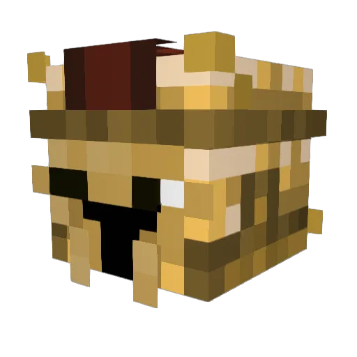 MasterEyo Minecraft avatar head, 3D render