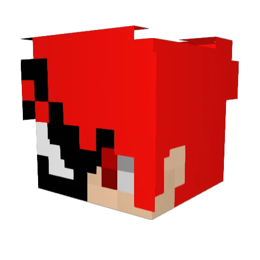 MasterFra700 Minecraft avatar head, 3D render