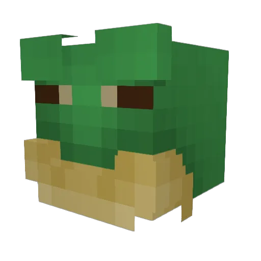 MasterFriRi Minecraft avatar head, 3D render